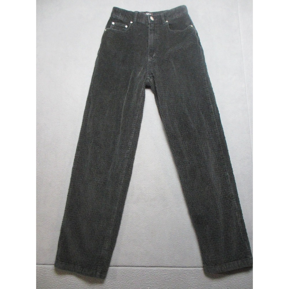 BDG Pants Womens 25x29 Black Corduroy Baggy Urban Outfitters High Rise Bubble